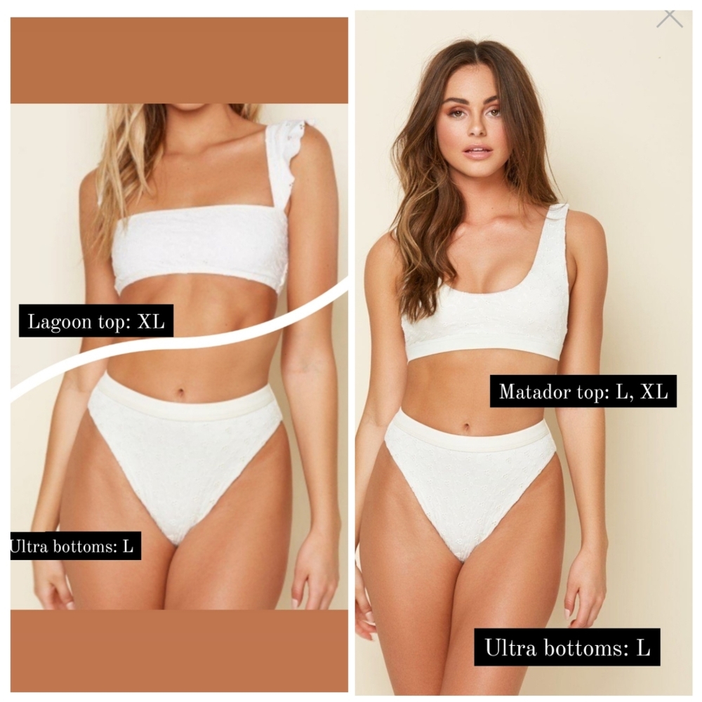 Dippin Daisy's eyelet bikini set